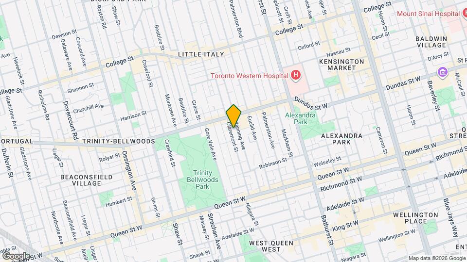 147 Claremont St Map and Location Details