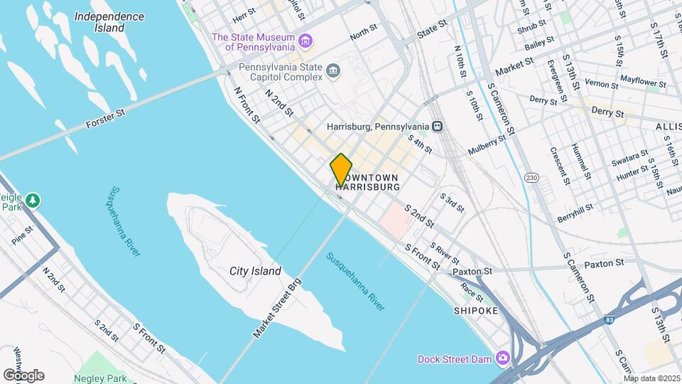 17 N Front St Mapa y Detalles de la Ubicación