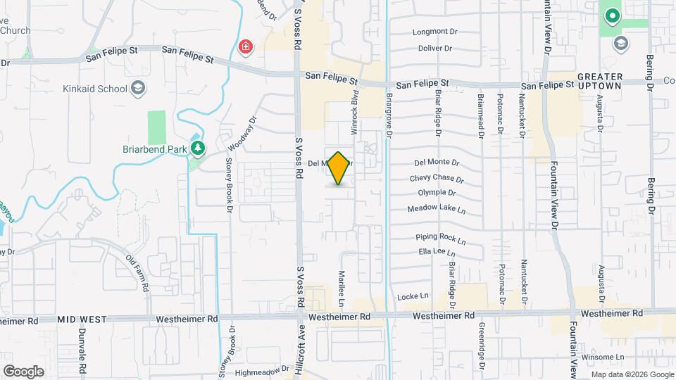 6418 Olympia Dr Map and Location Details