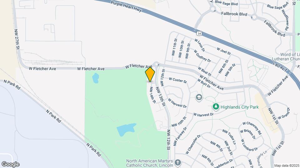 5801 NW 14th St Map and Location Details