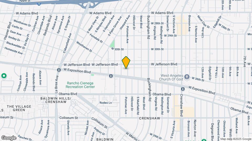 3429 Potomac Ave Map and Location Details