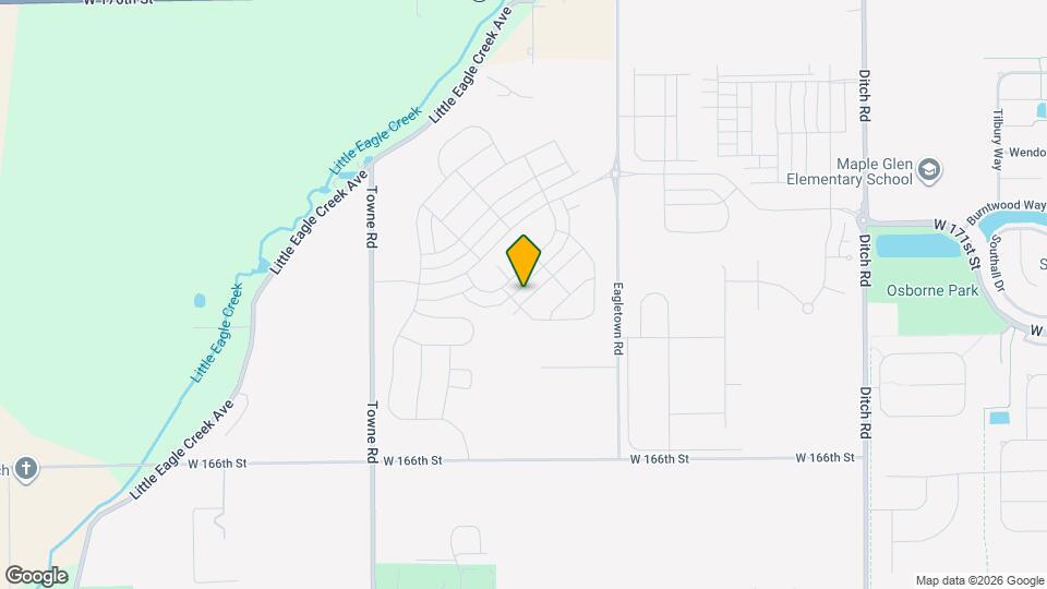 2052 Rowena Ln Map and Location Details