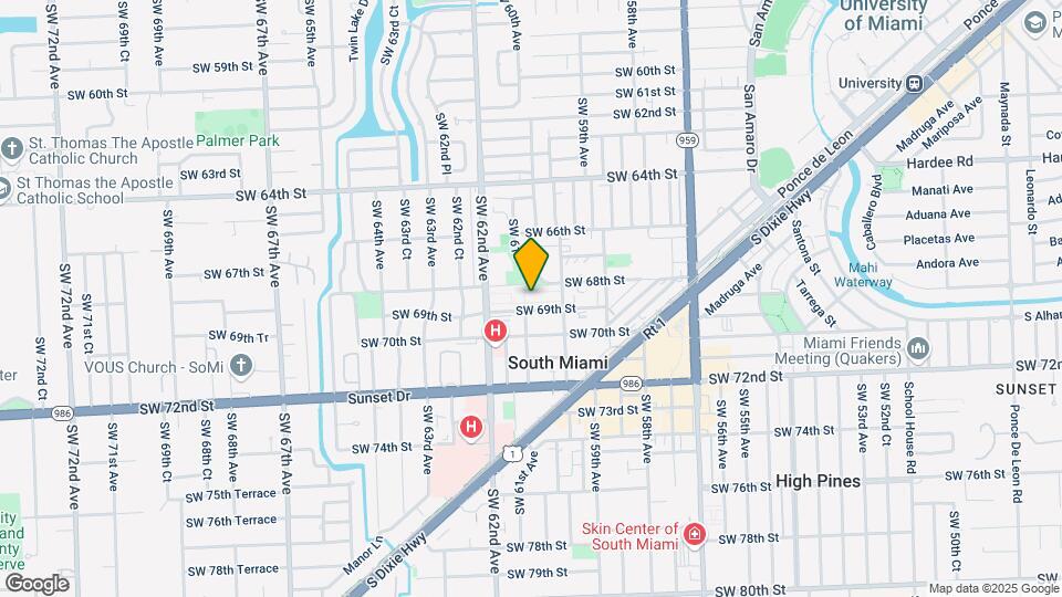 6011 SW 69th St Map and Location Details
