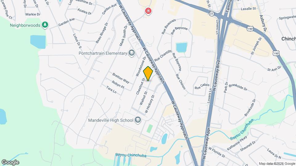 109 Walnut St Map and Location Details