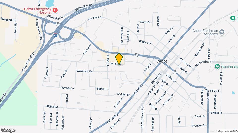 807 W Elm St Mapa y Detalles de la Ubicación