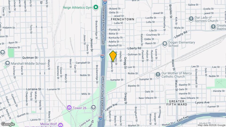 2214 Des Chaumes St Map and Location Details