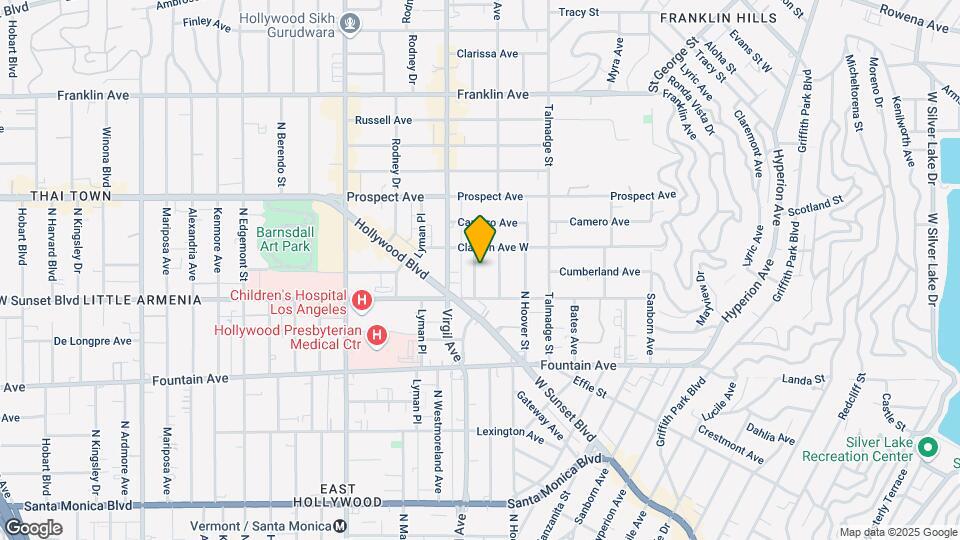 1532 Rosalia Rd Mapa y Detalles de la Ubicación