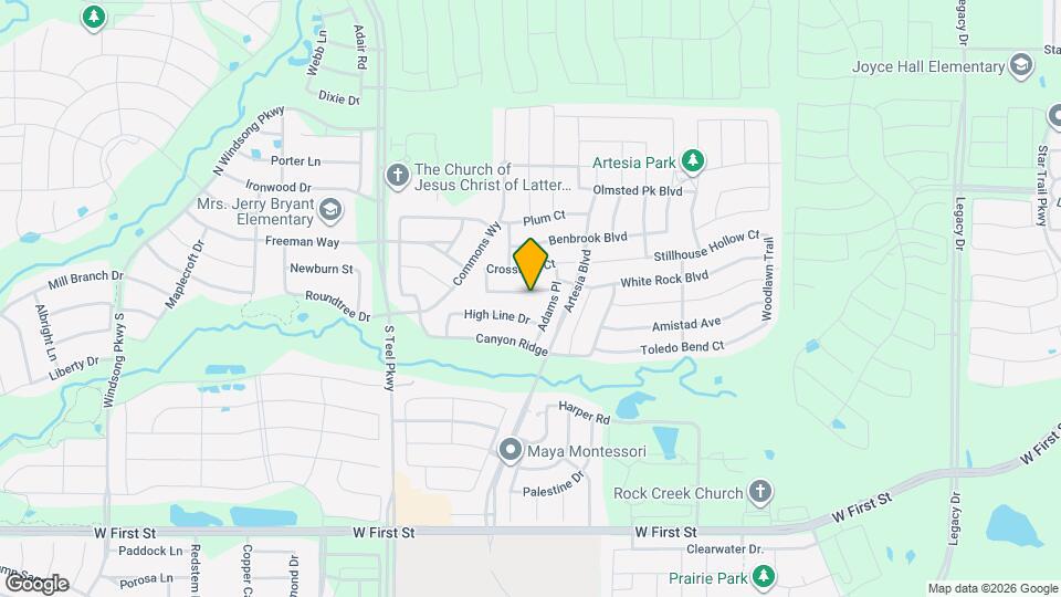 16012 Alvarado Dr Mapa y Detalles de la Ubicación