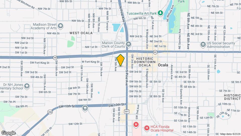 434 SW 2nd St Map and Location Details