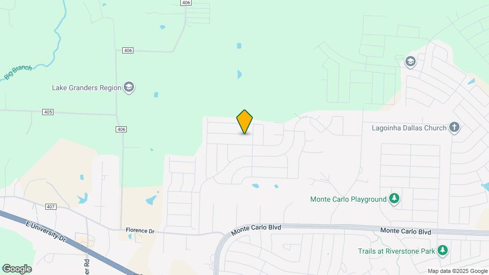 1707 Hot Springs Way Map and Location Details