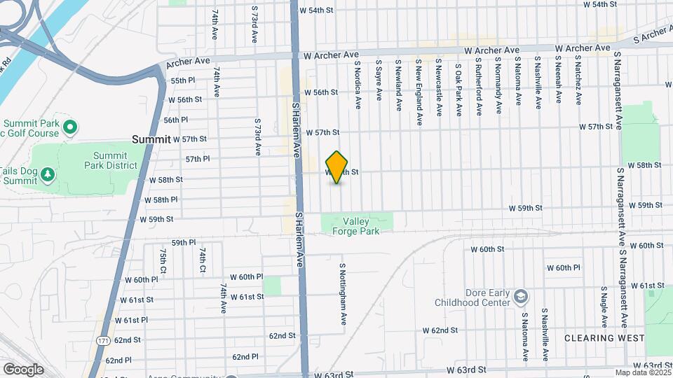 5824 S Nottingham Ave Mapa y Detalles de la Ubicación