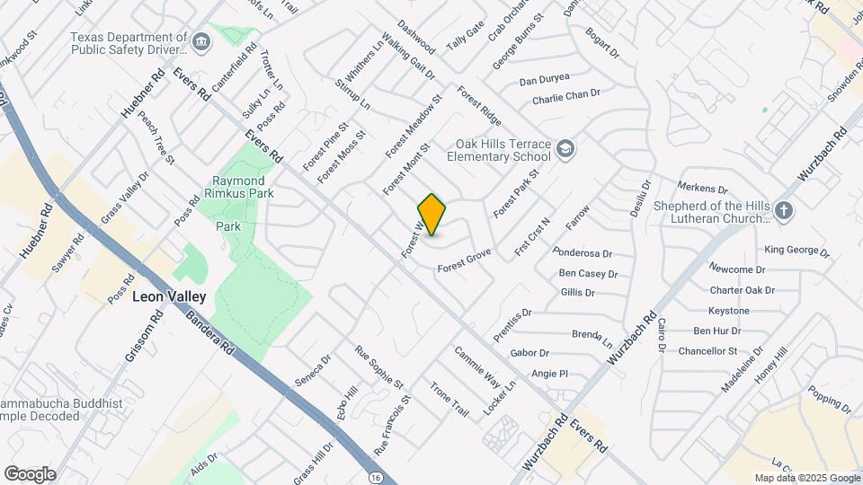 6815 Forest Haven St Map and Location Details