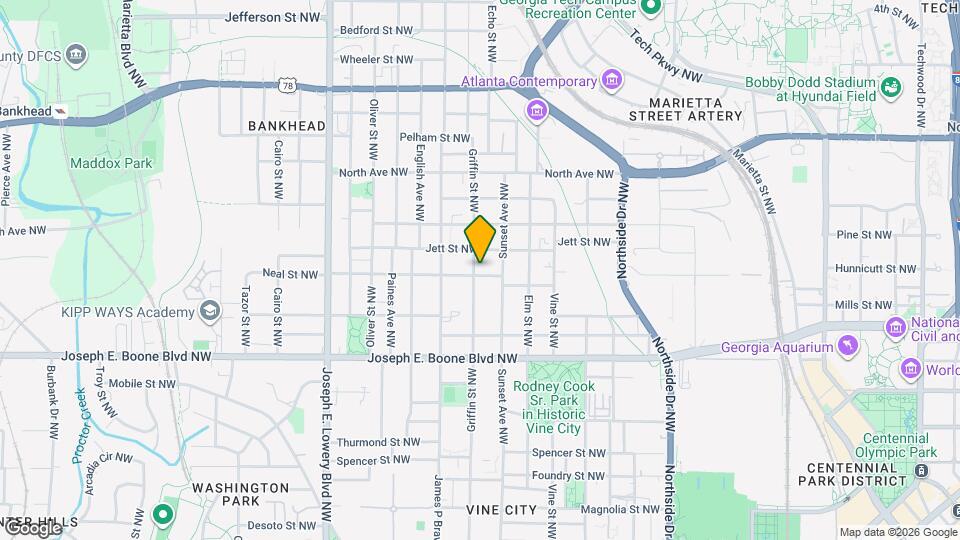 437 Griffin St NW Map and Location Details