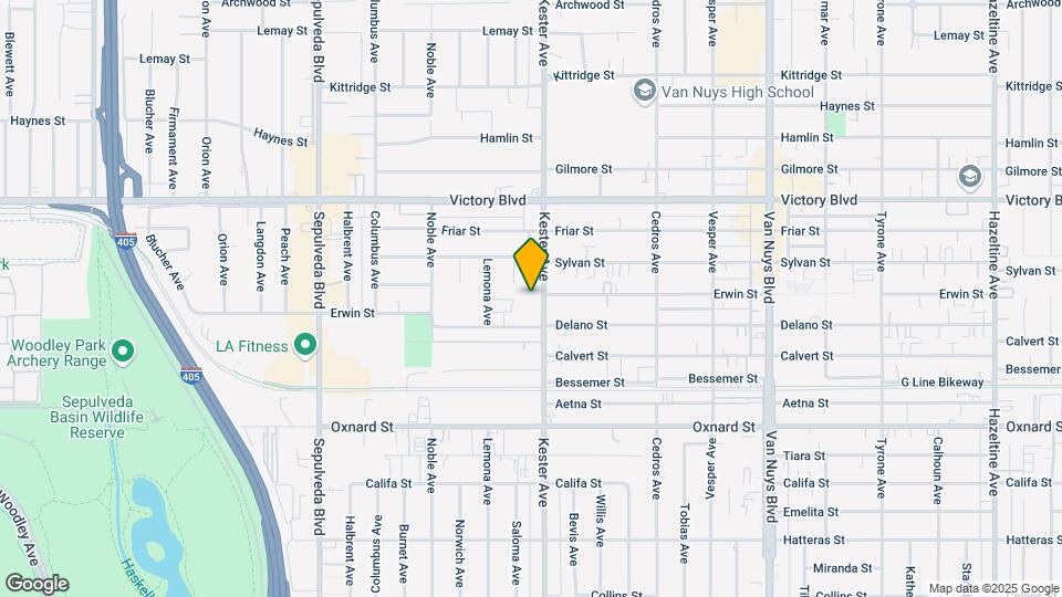 6235-6237 Kester Ave Map and Location Details
