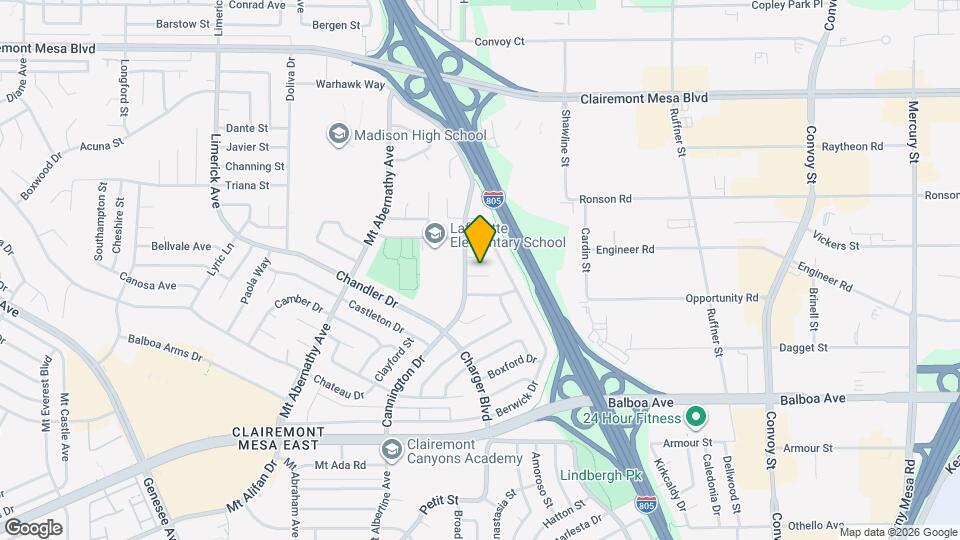 6522 Cheames Way Map and Location Details