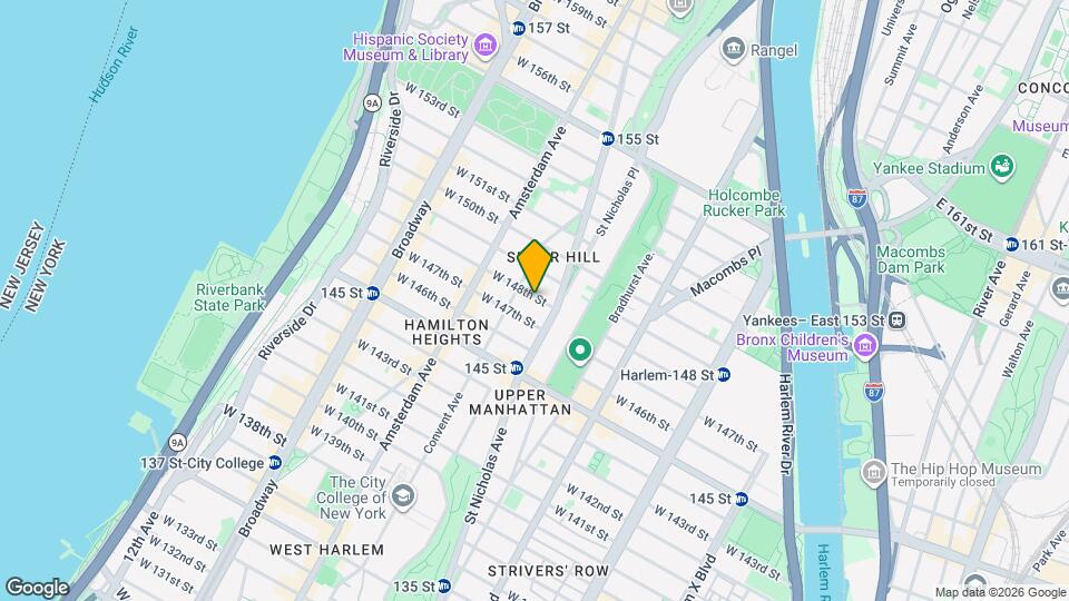 402-420 W 148th St Map and Location Details