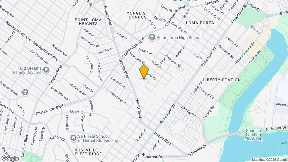 3419 Russell St Map and Location Details