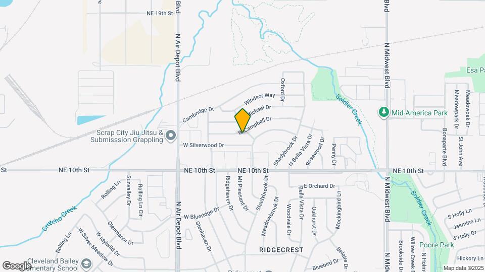 304 W Campbell Dr Map and Location Details