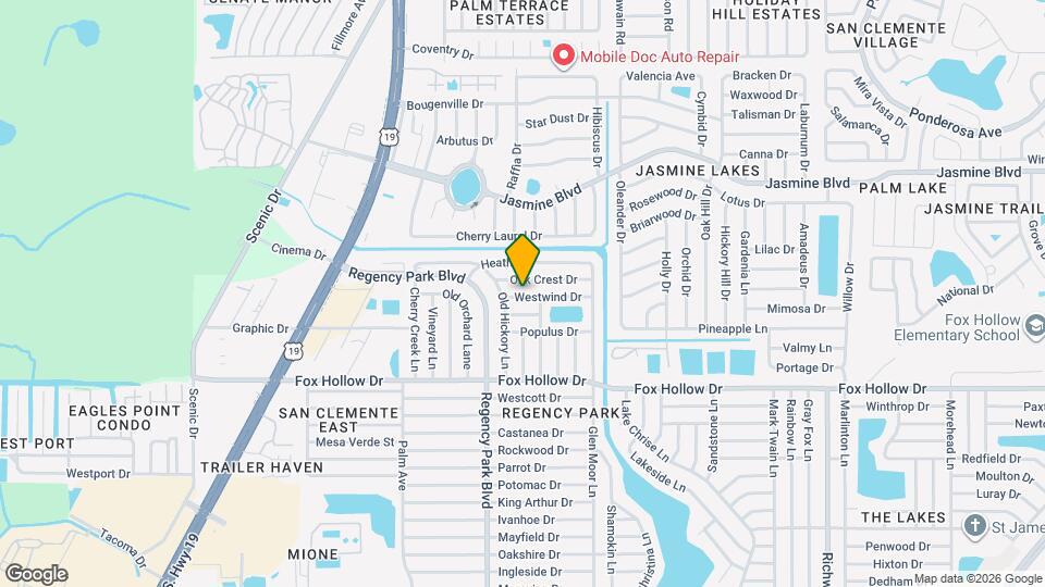 7235 Westwind Dr Map and Location Details