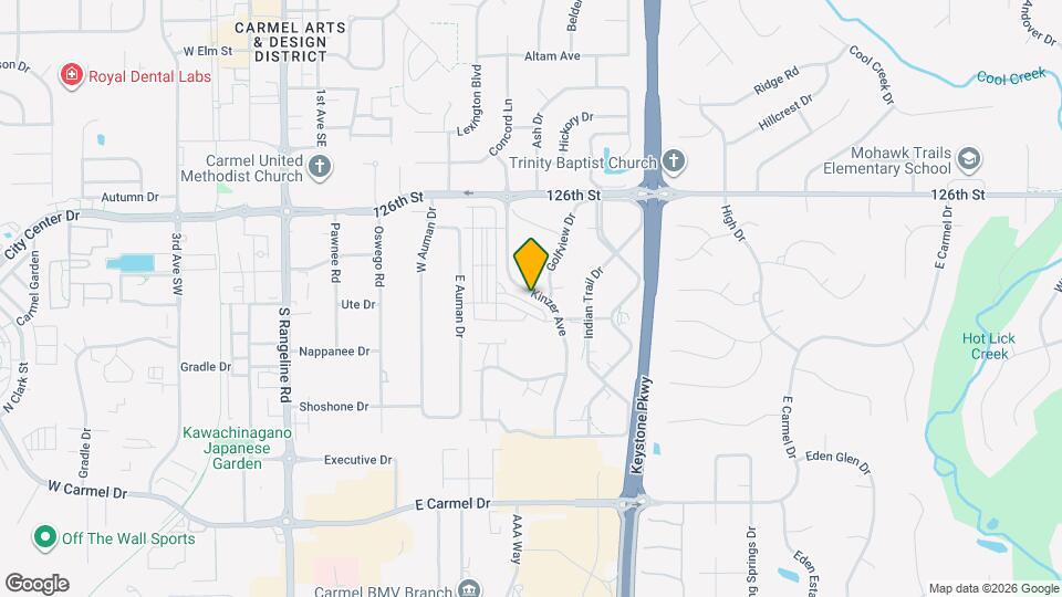 950 Kinzer Ave Map and Location Details