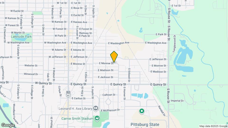 518 E Monroe St Map and Location Details