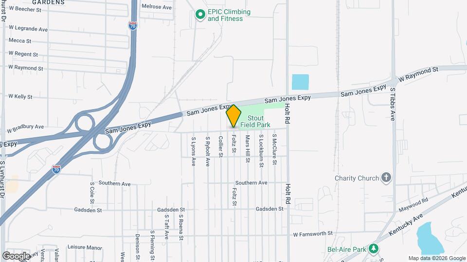 2246 Foltz St Map and Location Details