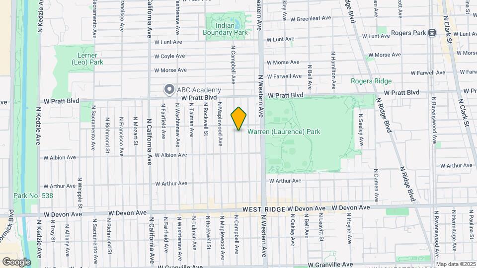 6641 N Campbell Ave, Unit 1 Map and Location Details