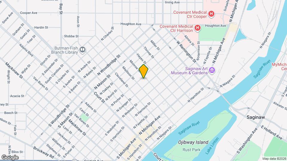 516 N Porter St Map and Location Details