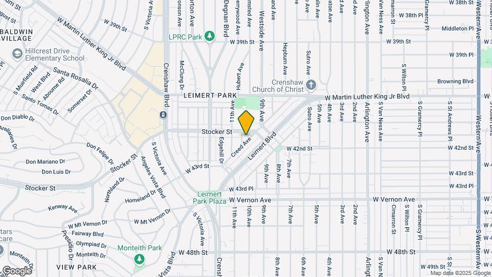 4221 Creed Ave Map and Location Details