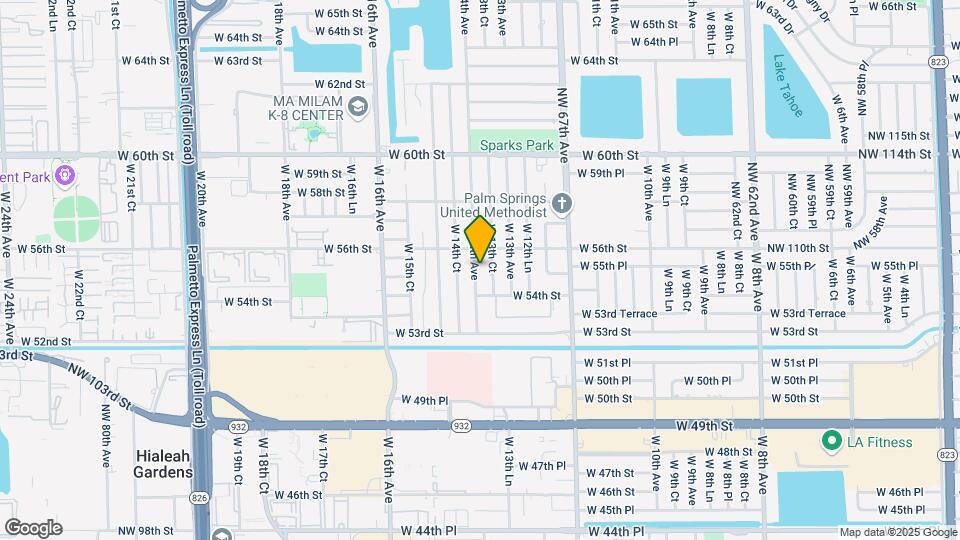 5505 W 14th Ave Map and Location Details