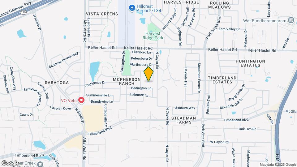 12717 Old MacGregor Ln Mapa y Detalles de la Ubicación