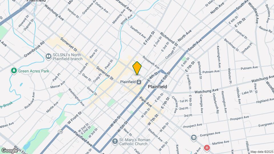 The Mayfair at Plainfield Station Mapa y Detalles de la Ubicación