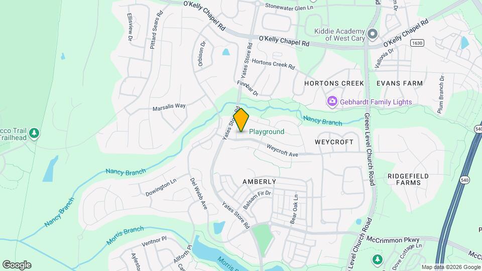 806 Bristol Bridge Dr Mapa y Detalles de la Ubicación