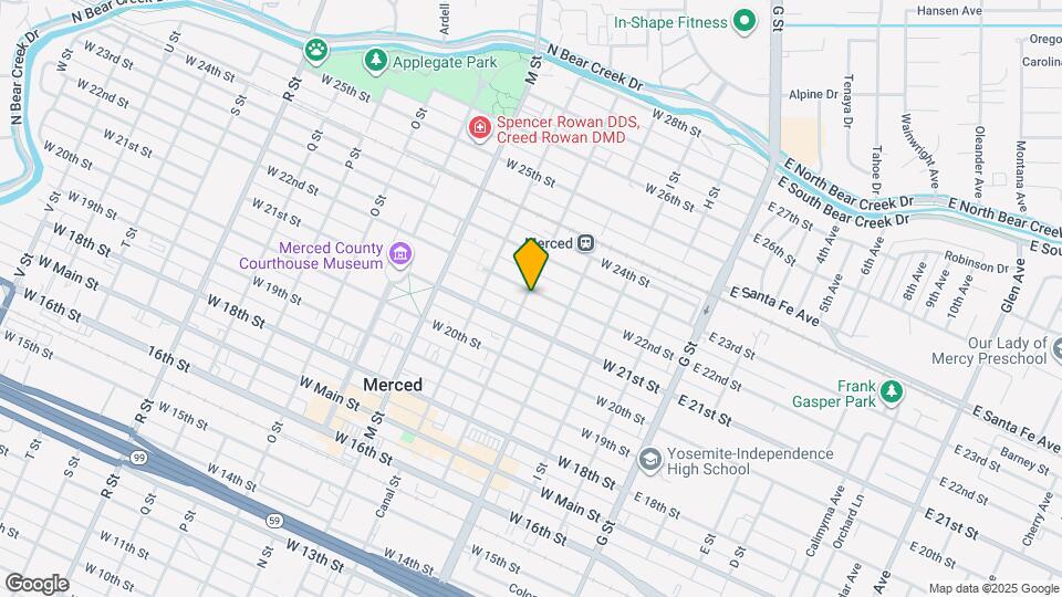 2142 K St, Unit 2128 K St Map and Location Details