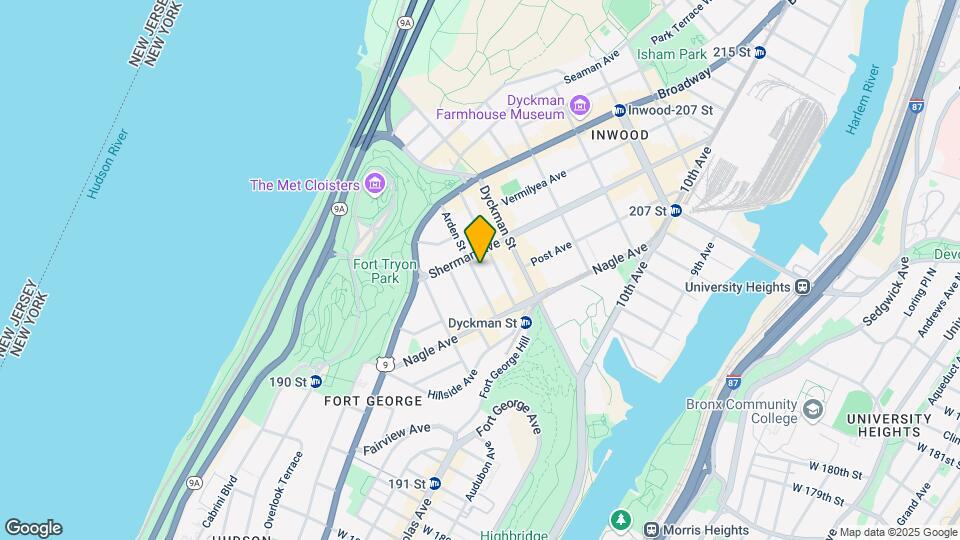 47 Arden St Mapa y Detalles de la Ubicación