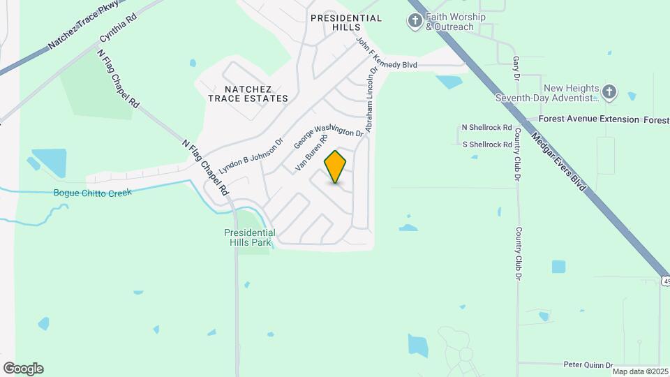 125 James Garfield Cir Mapa y Detalles de la Ubicación