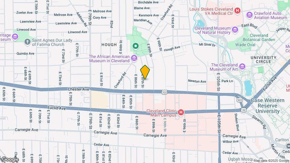 1847 E 87th St Map and Location Details