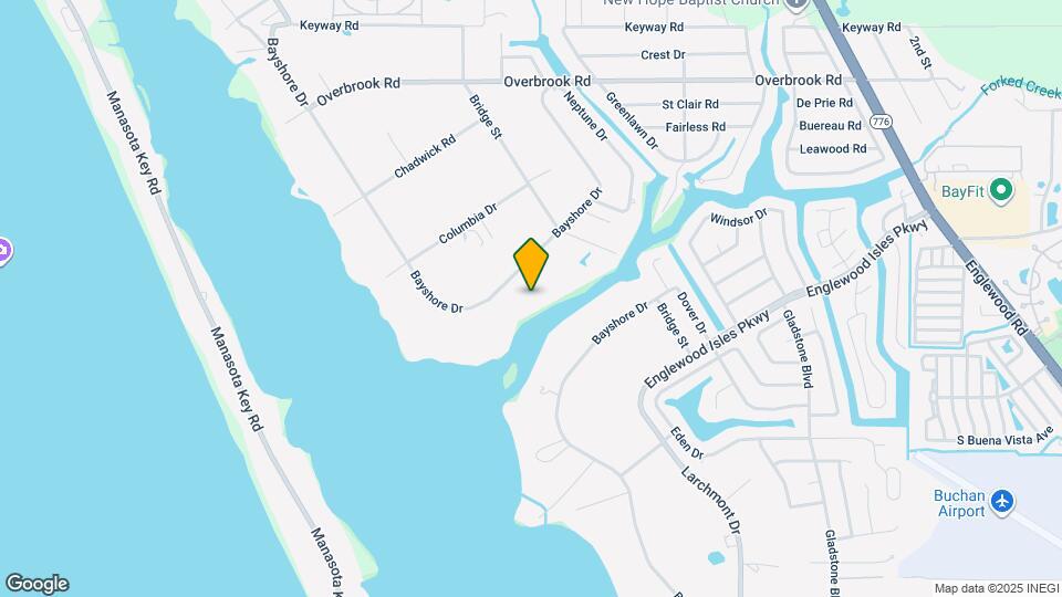 1648 Bayshore Dr Map and Location Details