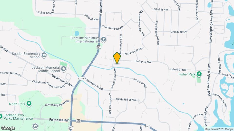 6817 Salerno St NW Map and Location Details