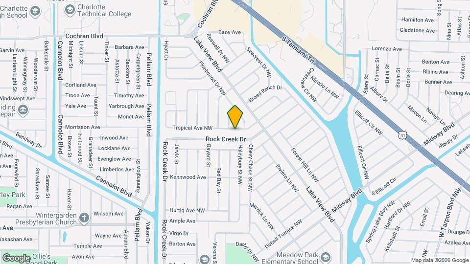 1017 Tropical Ave NW Map and Location Details