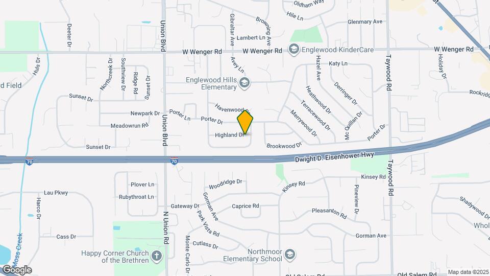 303 Highland Dr Map and Location Details