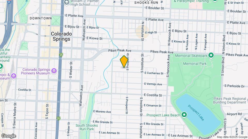 744 E Cucharras St Map and Location Details