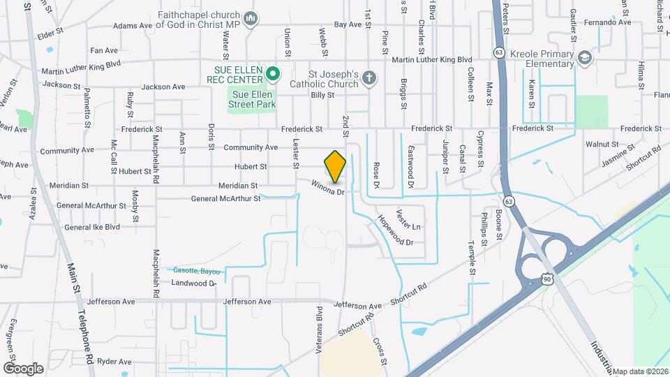 5443 Winona Dr Map and Location Details