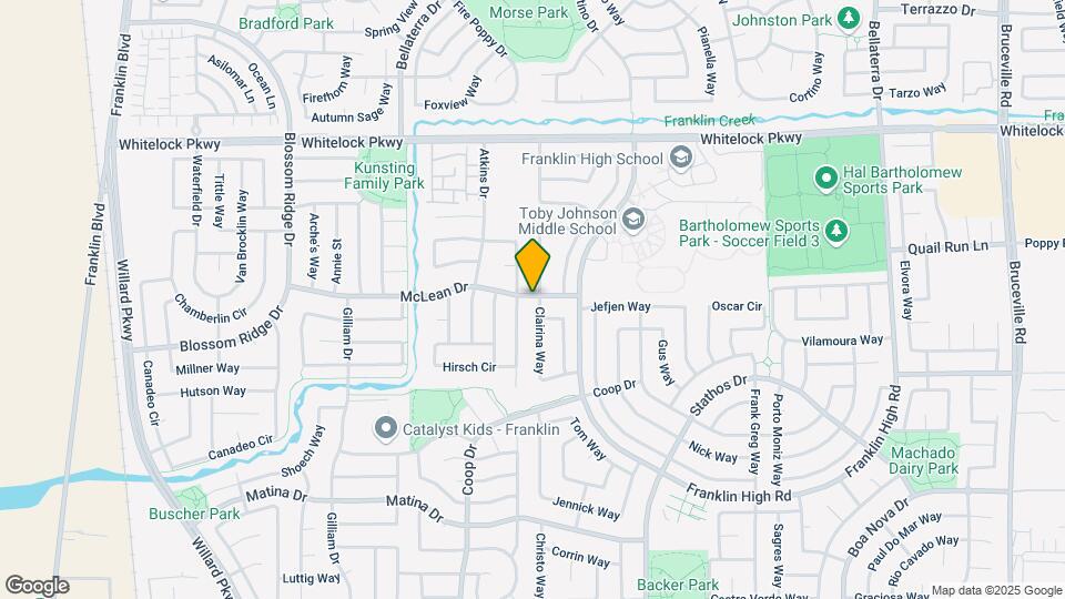 10102 Clairina Way Mapa y Detalles de la Ubicación