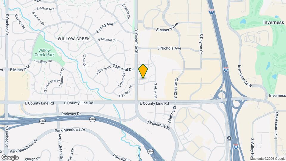 8159 S Akron Ct Map and Location Details