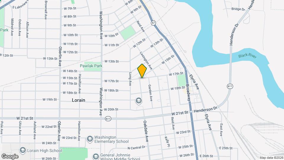 1703 Oakdale Ave Map and Location Details