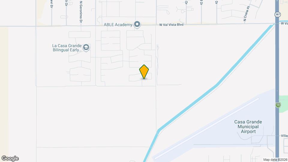 1043 W Falls Canyon Dr Map and Location Details