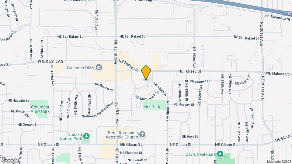1320 NE 186th Ave Map and Location Details