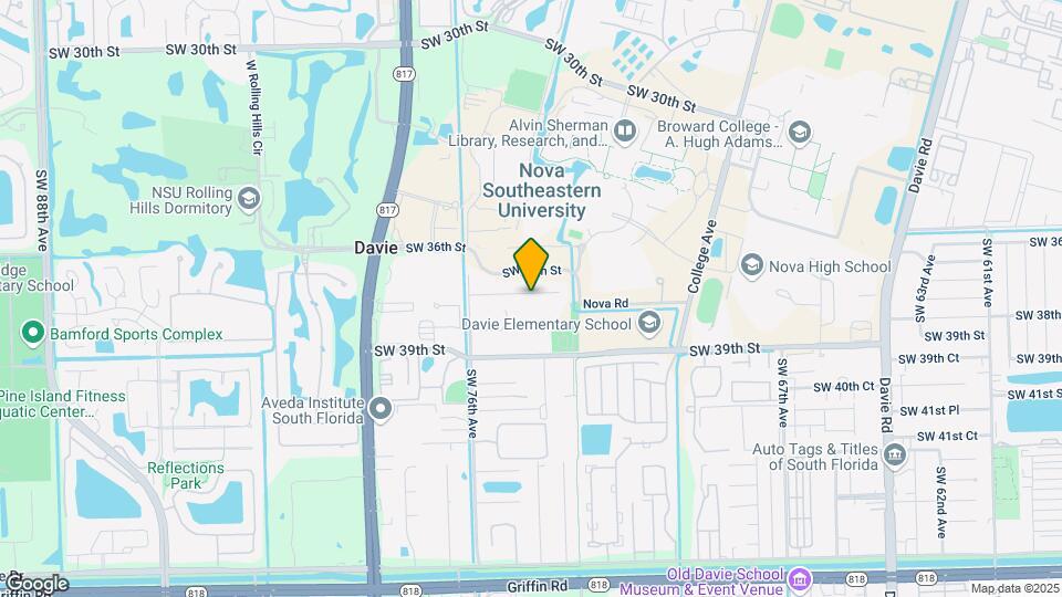 7400 SW 37th Ct Map and Location Details