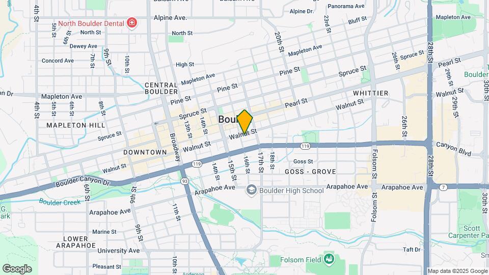 1608 Walnut St Map and Location Details